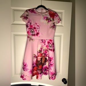 Beautiful like new Ted Baker Dress. Worn once for a wedding.